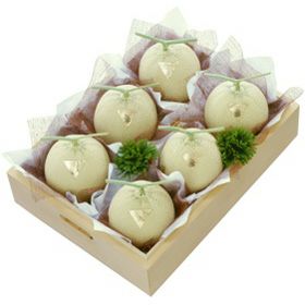 千疋屋 マスクメロン 一玉 桐箱入 マスクメロン6個・桐箱入（1玉 約1.3kg） | 京橋千疋屋オフィシャル