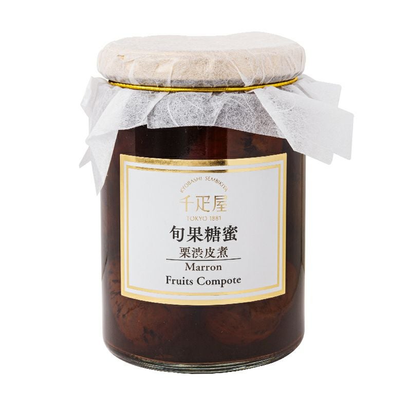 フルーツコンポート1本入 新栗の渋皮煮 | 京橋千疋屋オフィシャルショップ