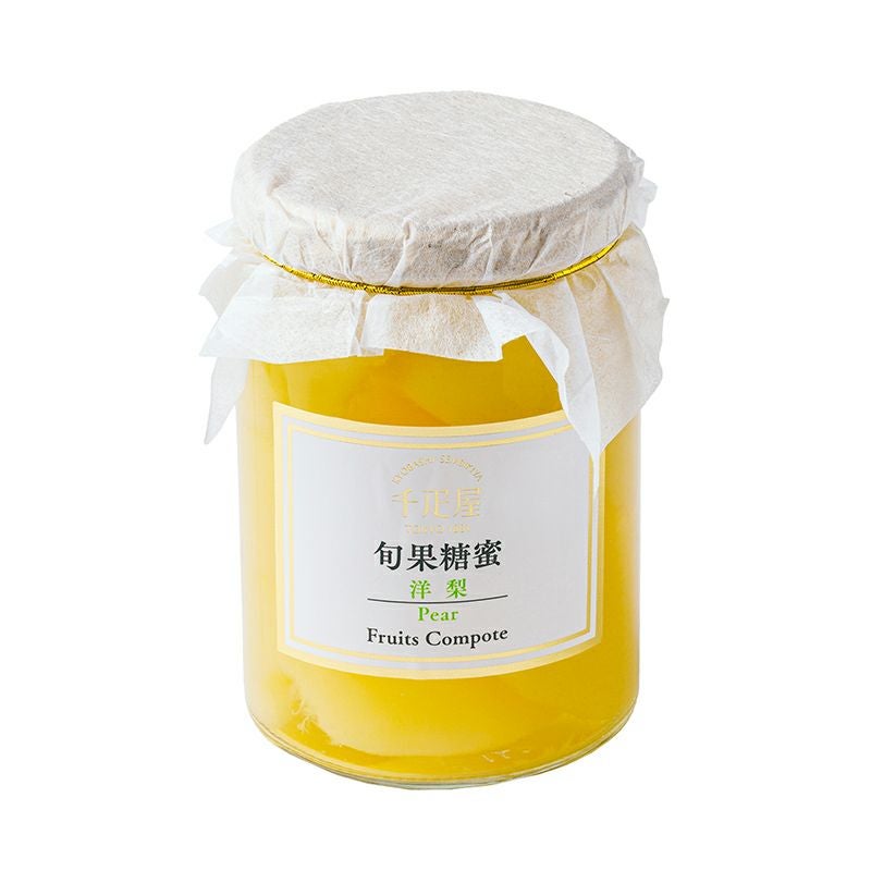 フルーツコンポート1本入 洋梨 | 京橋千疋屋オフィシャルショップ