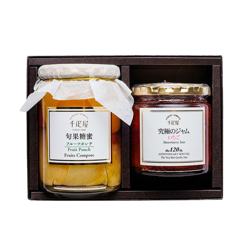 ジャム＆コンポートセット2本入 | 京橋千疋屋オフィシャルショップ