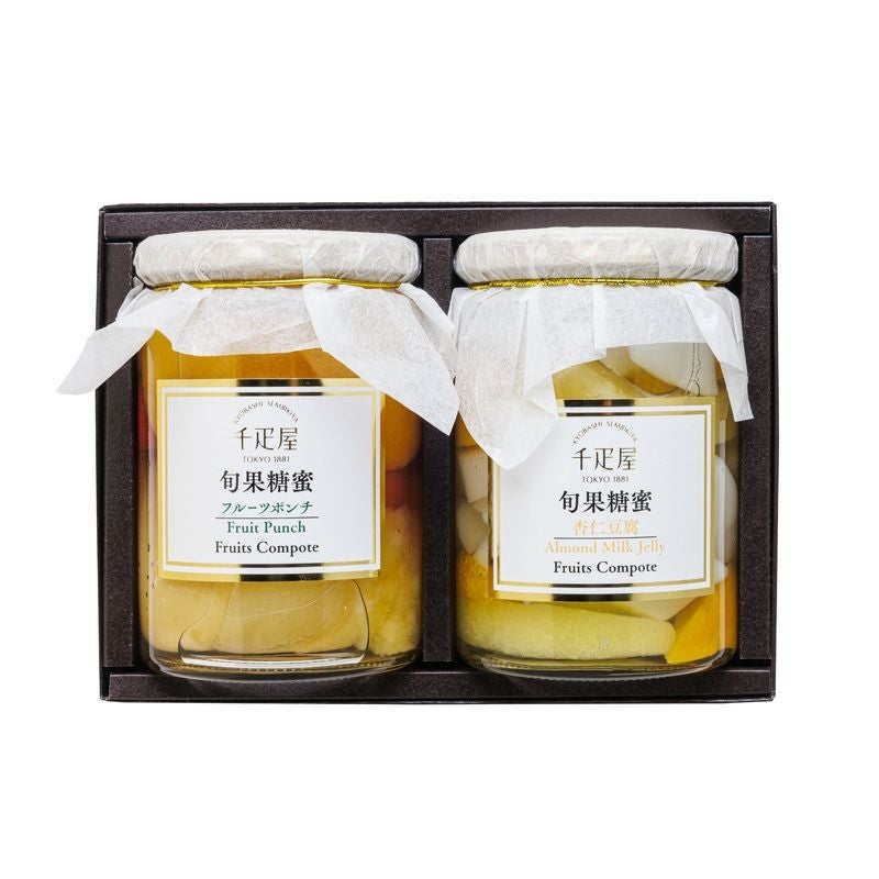 ジャム＆コンポートセット2本入 | 京橋千疋屋オフィシャルショップ