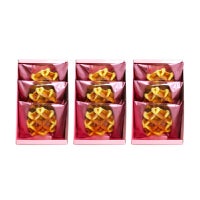 送料無料【のし、包装不可】<br>【期間限定販売】白桃ワッフル(3個入)3箱セット