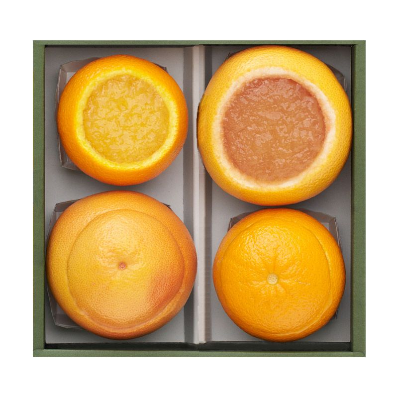 自家製くりぬきゼリーセット 4個入 | 京橋千疋屋オフィシャルショップ